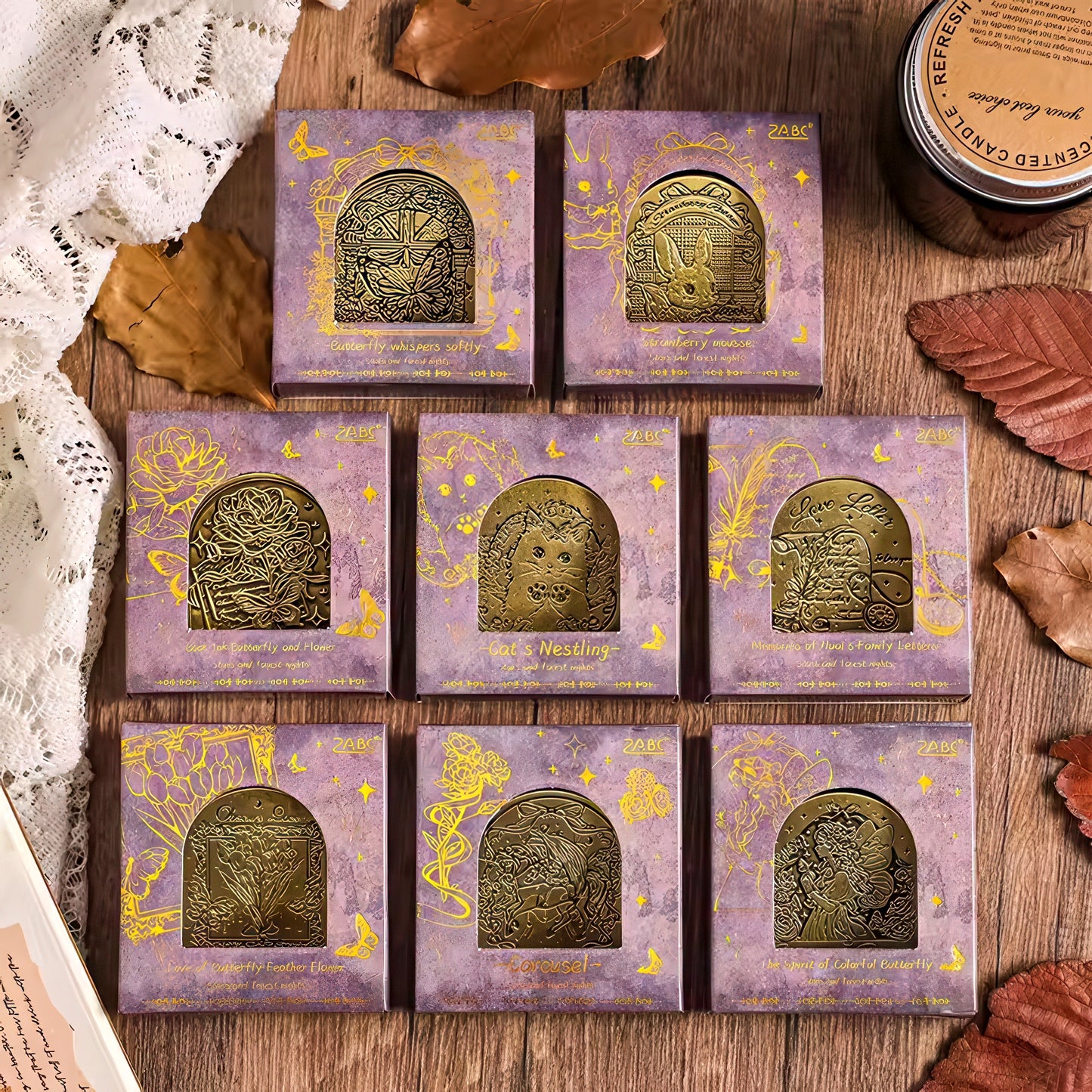 Retro Style Metal Binder Clips