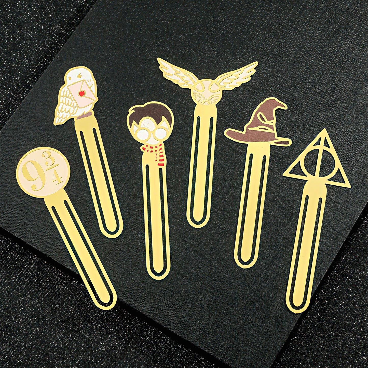 Harry Potter Themed Metal Bookmark