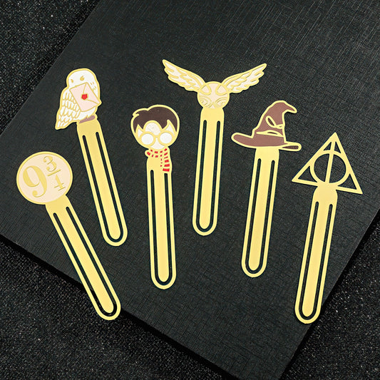Harry Potter Themed Metal Bookmark