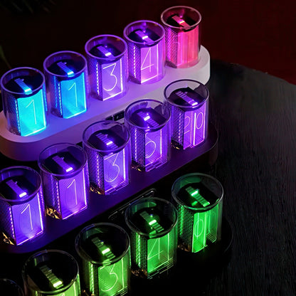 Nixie Tube Clock with RGB LED Glow