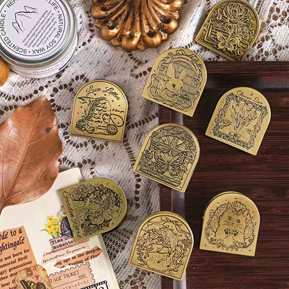 Retro Style Metal Binder Clips