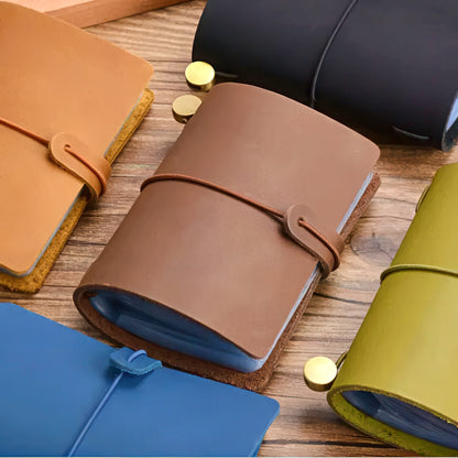 Dyed Leather Business Card Organizer