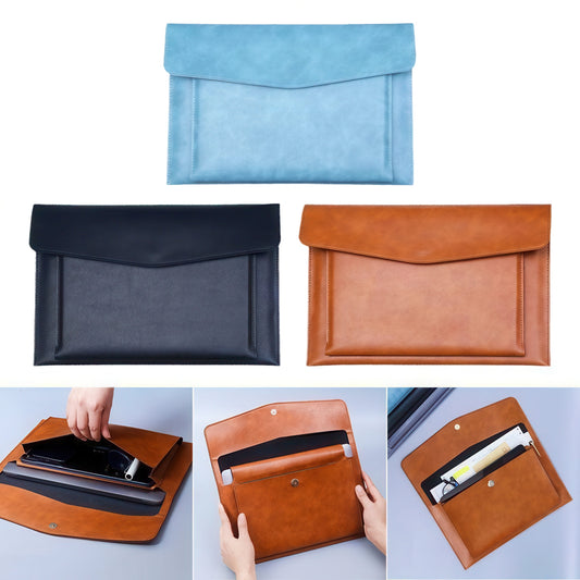 Magnetic Lock 2 Compartments Business Bag