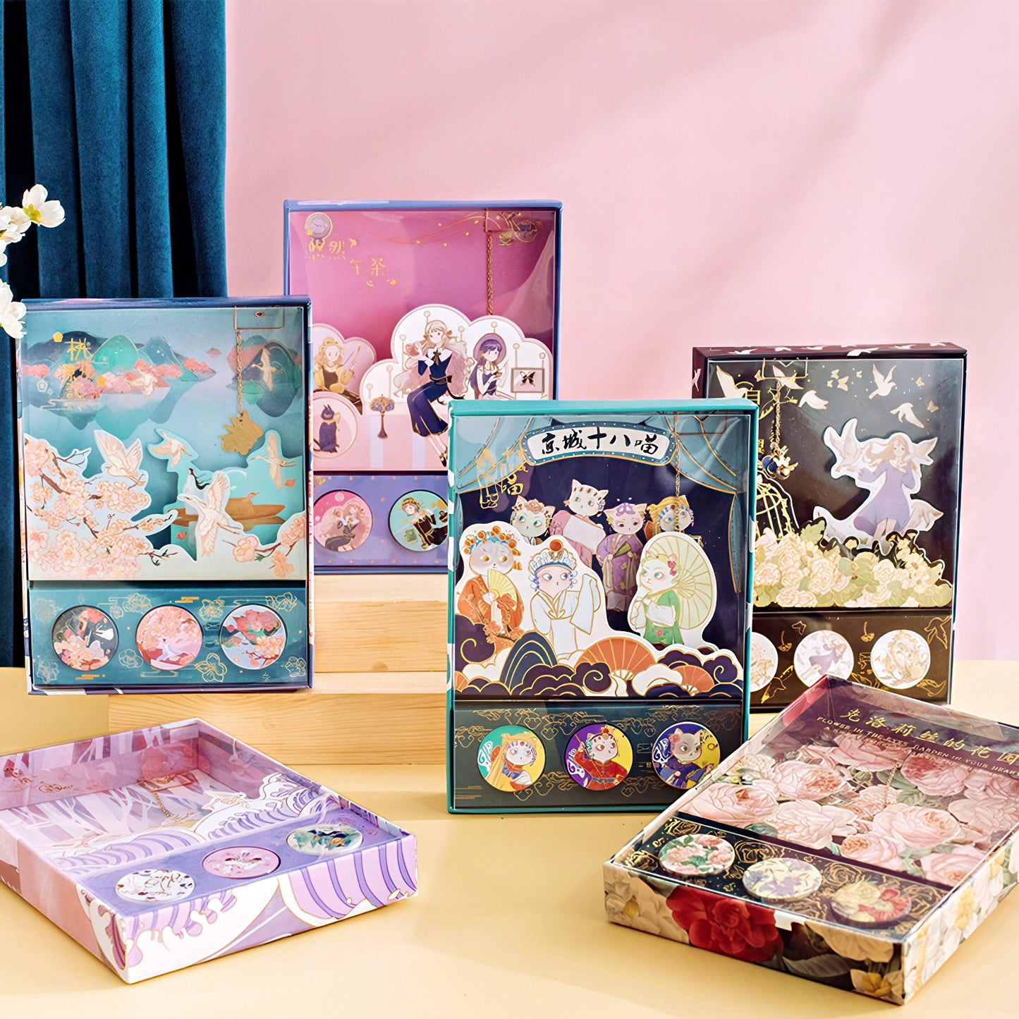 Chinese Theme Washi Tape Gift Box