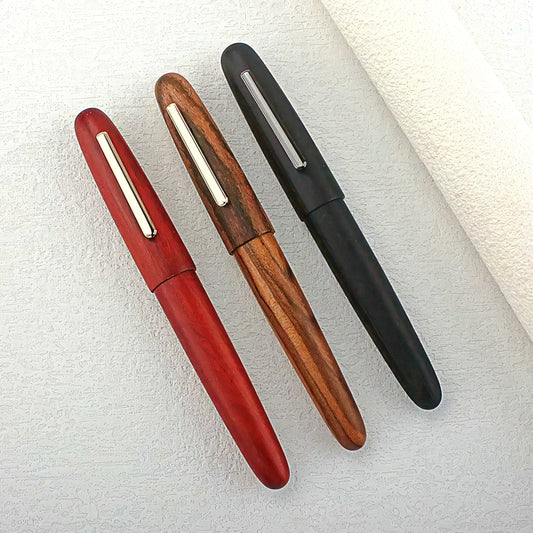 JINHAO 9056 Natural Wooden Fountain Pen