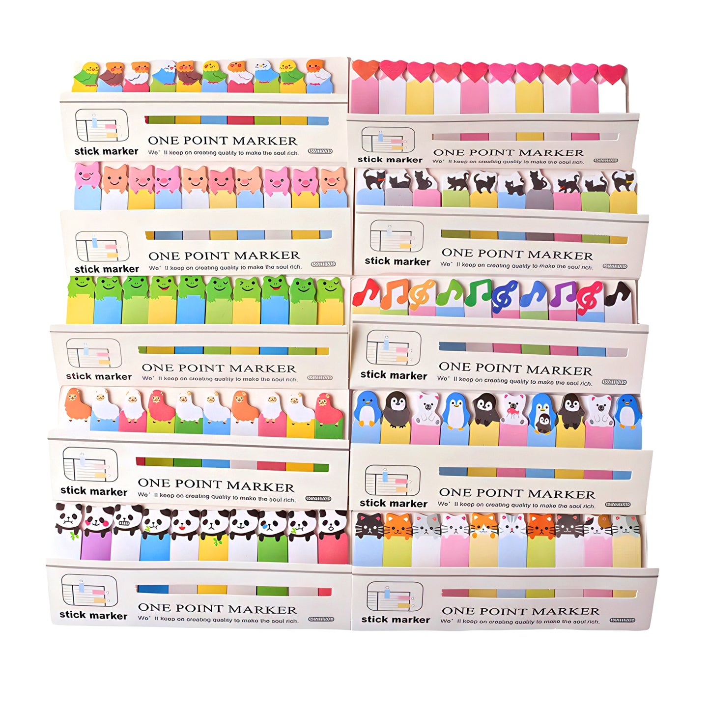 Cute Animals Sticky Index Tabs