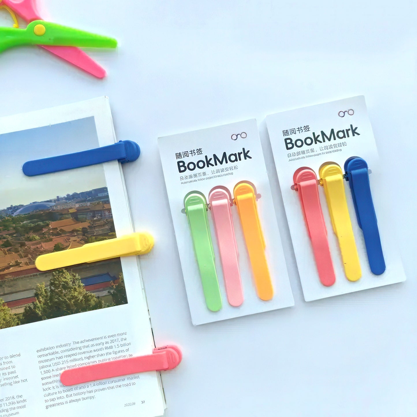 Colorful Smart Silicone Bookmark Set