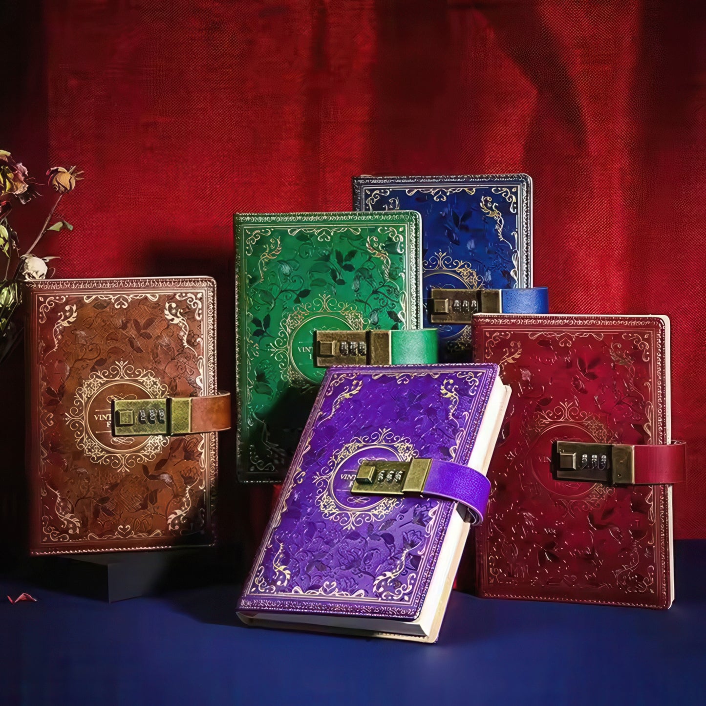 B6 Vintage Style Notebook with Combination Lock