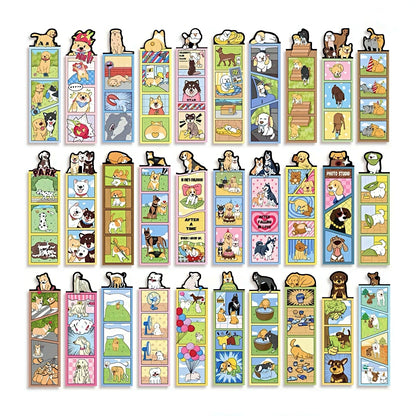 Dog Themed Paper Bookmark Set