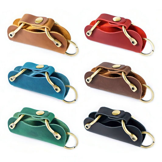 Dyed Cowhide Key Organizer