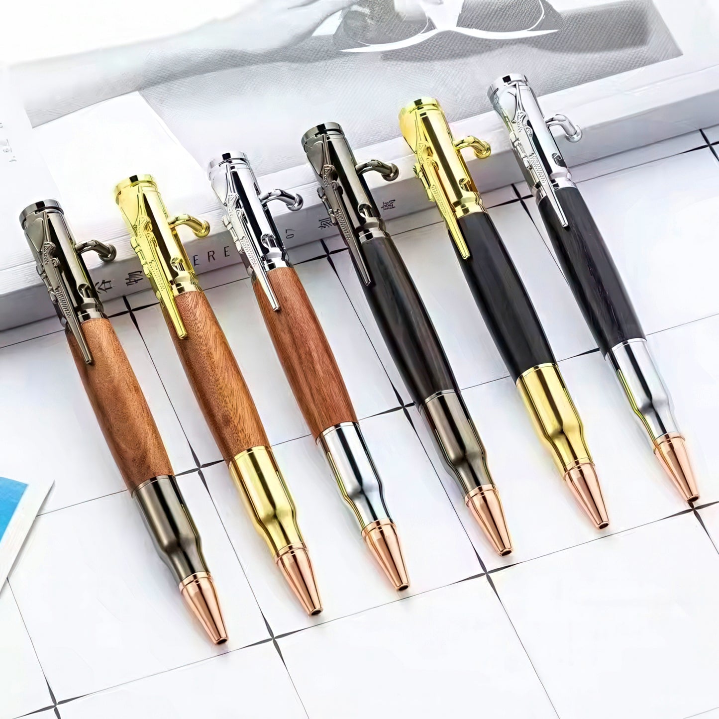 Bullet Shaped Bolt Action Ballpoint Pen