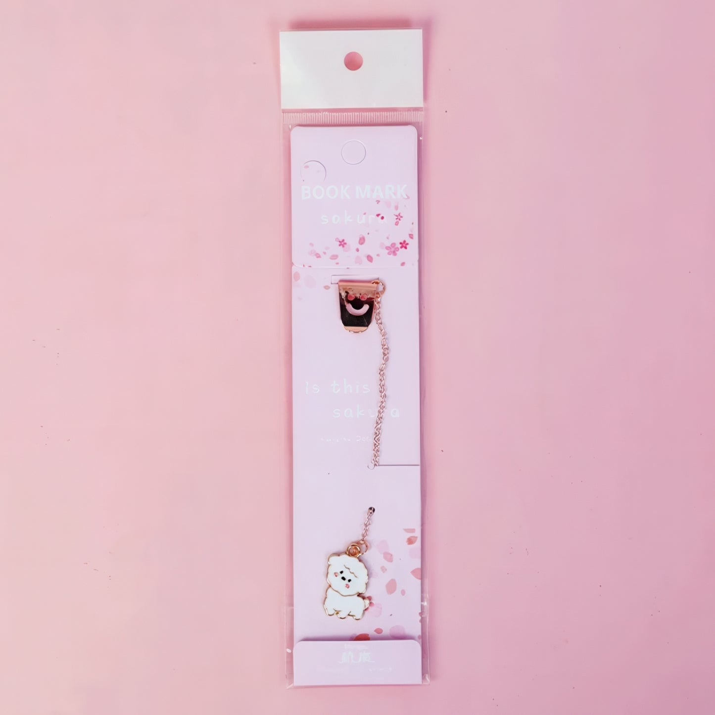 Cute Little Charm Metal Bookmark