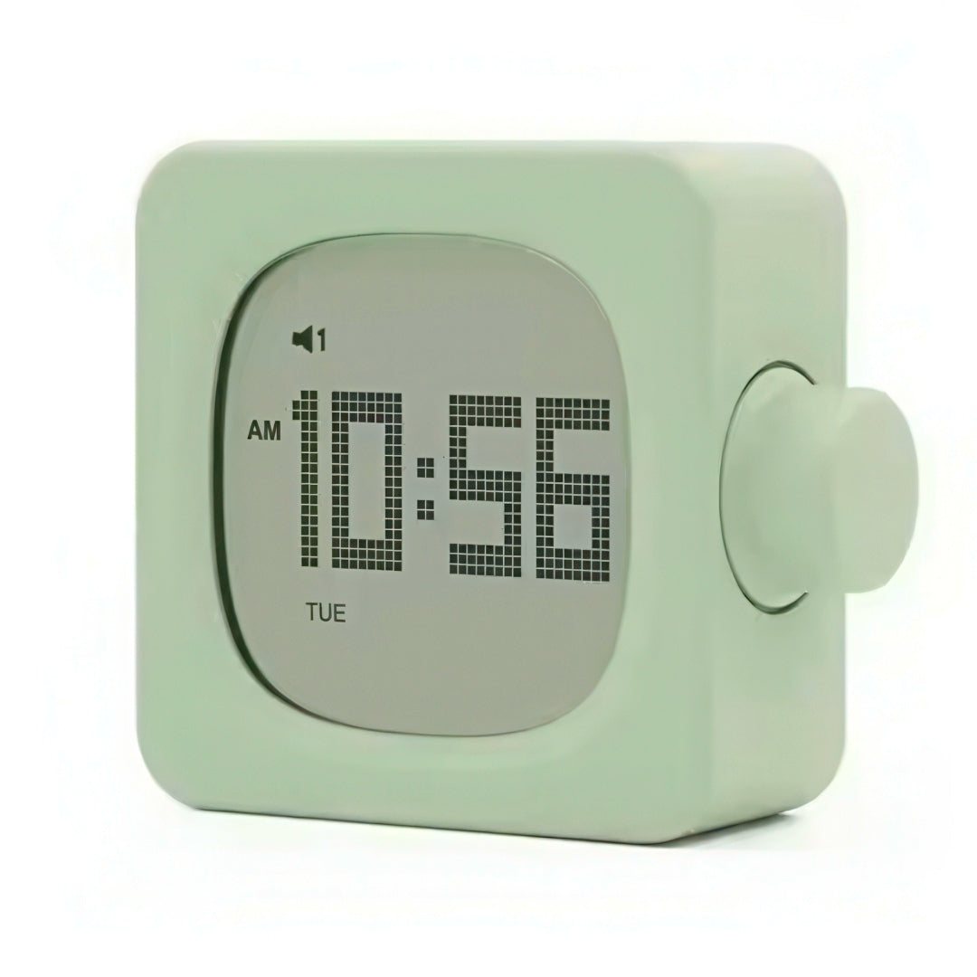 Rechargeable Alarm Clock with LCD Display