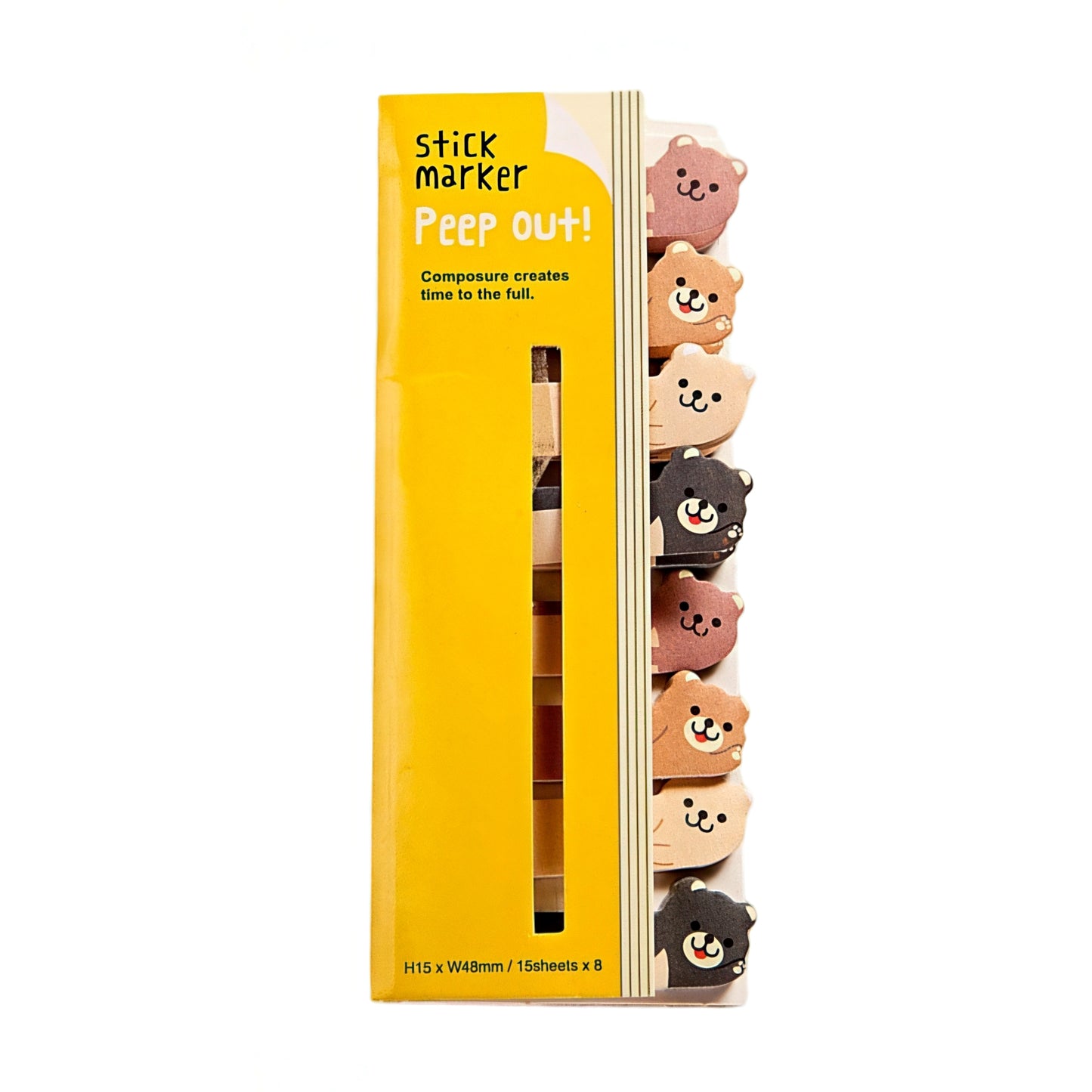 Cute Animals Peeping Out Sticky Index Tabs