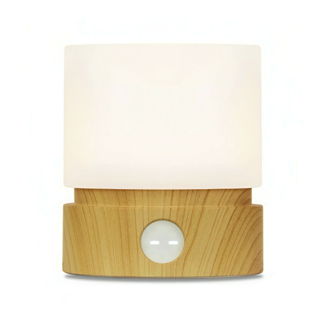 Cylindrical Portable Nightlight with Stepless Dimming