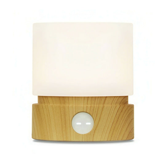 Cylindrical Portable Nightlight with Stepless Dimming