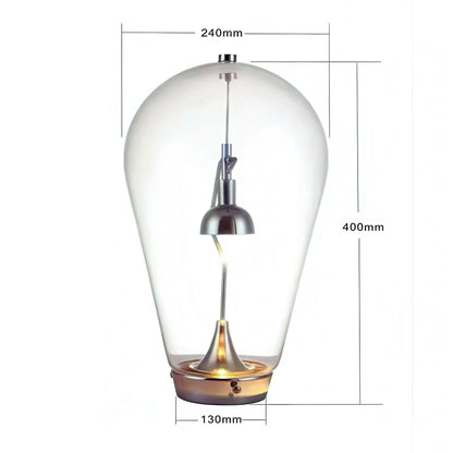 Italian Design Dimmable LED Blown Glass Desk Lamp