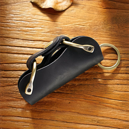 Dyed Cowhide Key Organizer