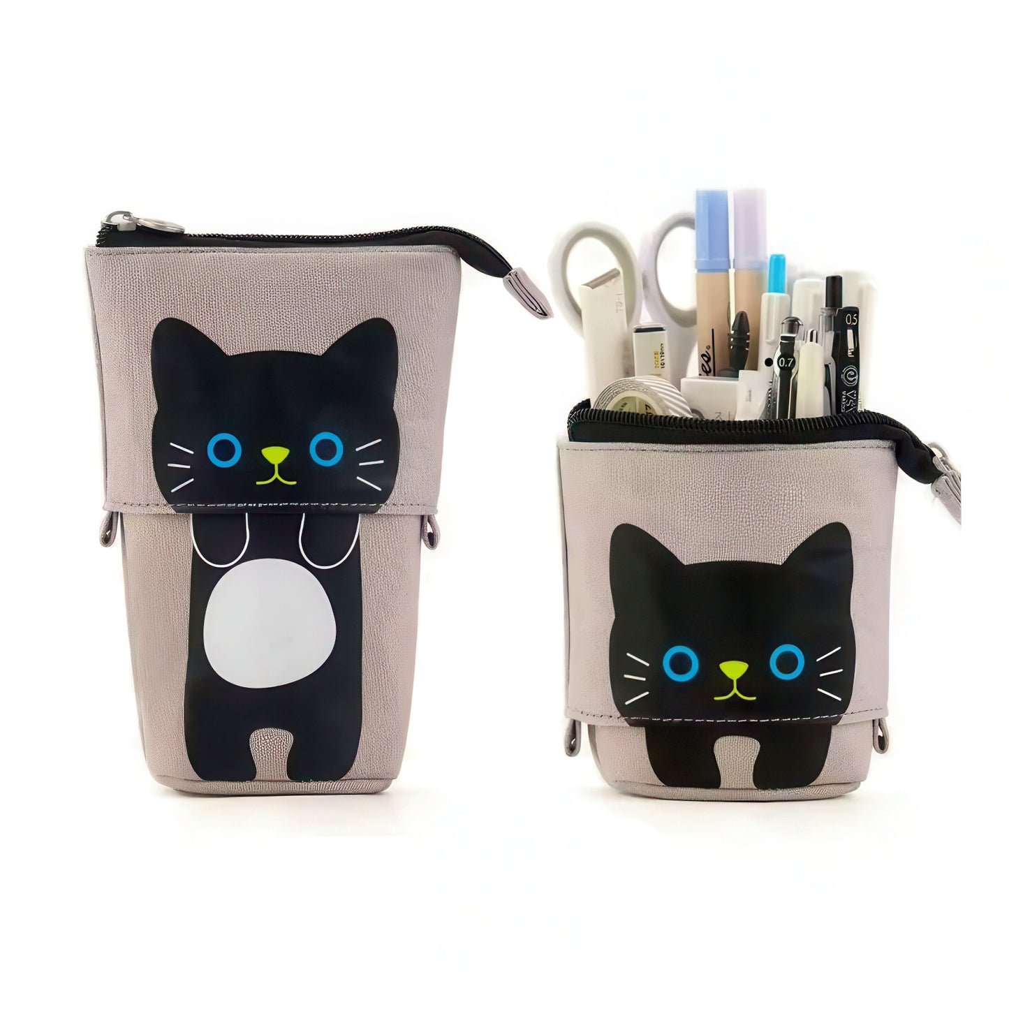 Cute Animal Retractable Stand Up Pencil Case