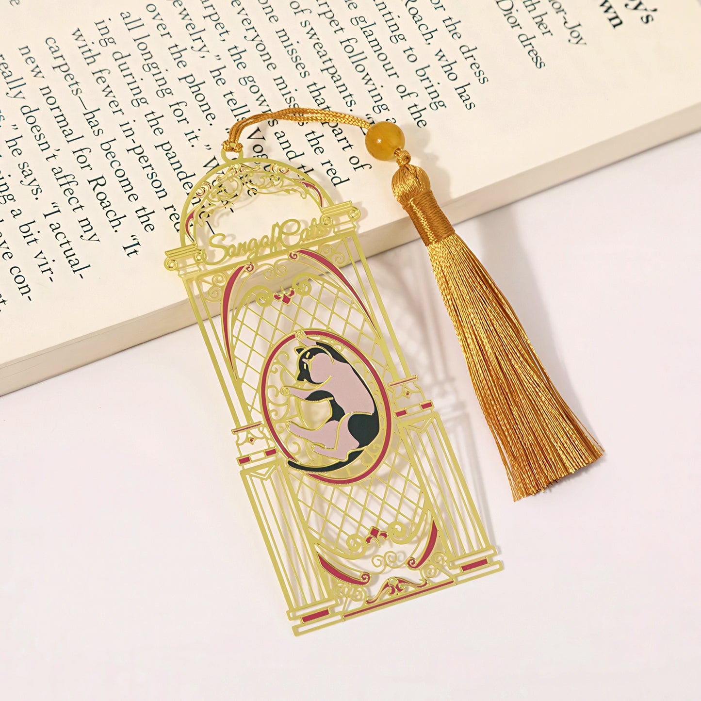 Royal Song of Cats Metal Bookmark