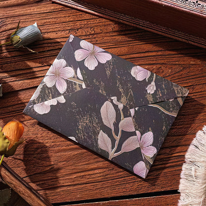 Elegant Floral Brocade Style Envelopes