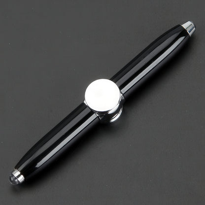 Fidget Spinner Ballpoint Pen with LED Flashlight