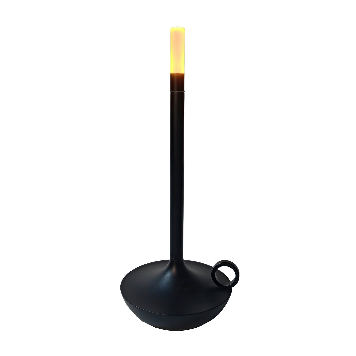 Rechargeable LED Table Lamp with Vintage Candle Design