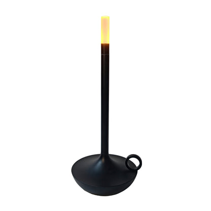 Rechargeable LED Table Lamp with Vintage Candle Design