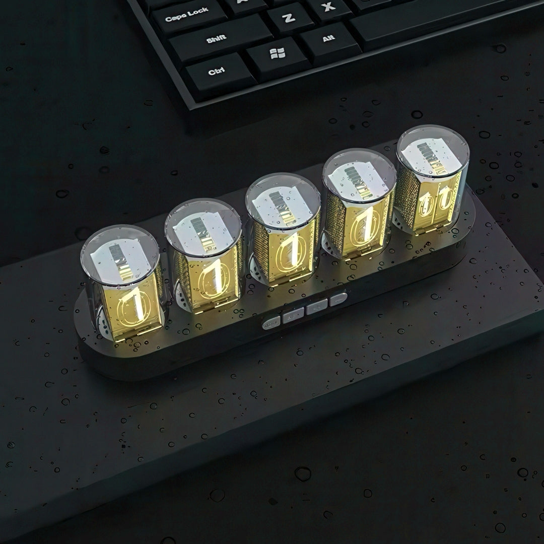 Nixie Tube Clock with RGB LED Glow