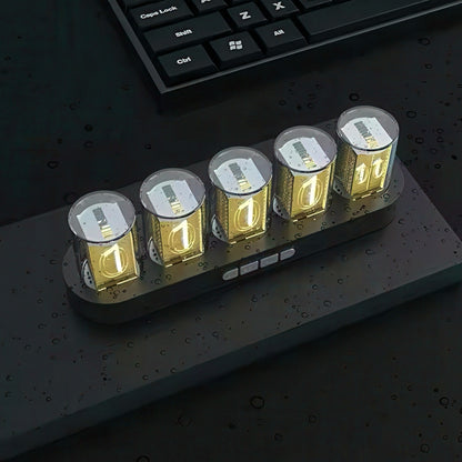 Nixie Tube Clock with RGB LED Glow