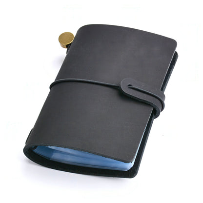 Dyed Leather Business Card Organizer