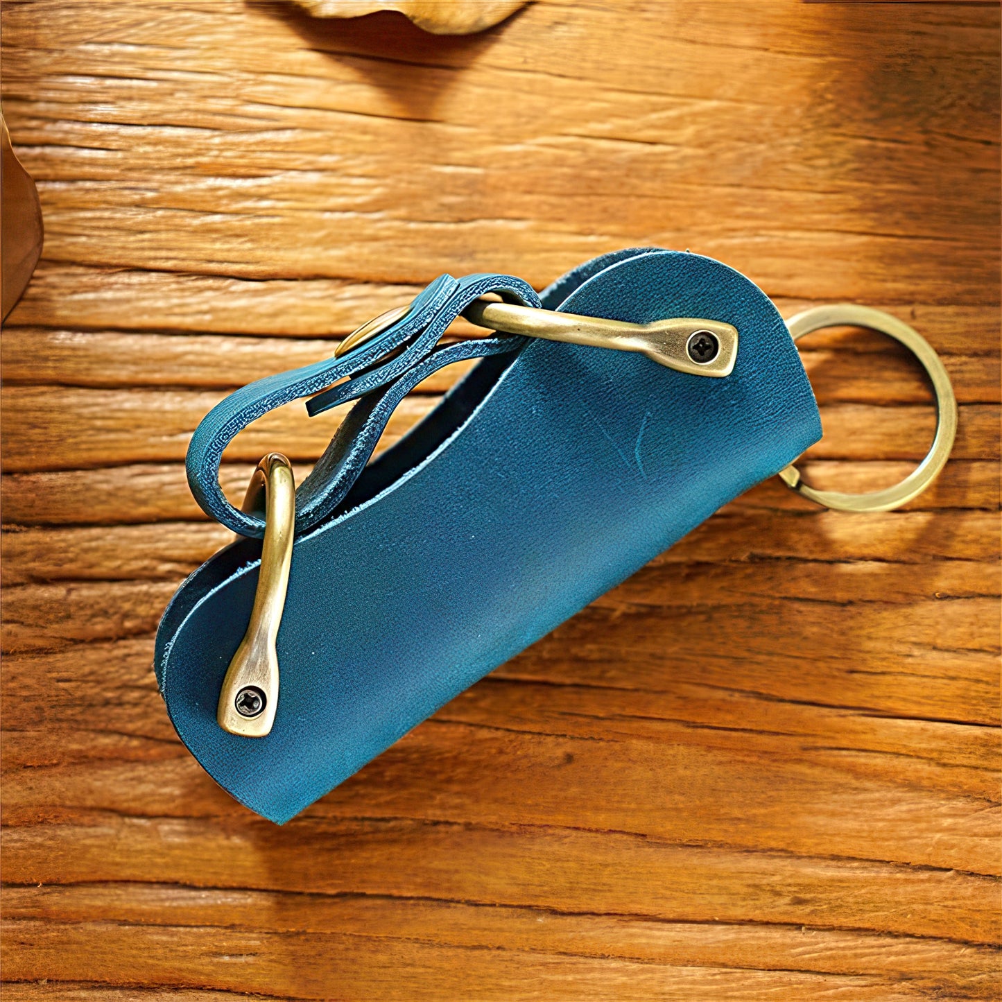 Dyed Cowhide Key Organizer