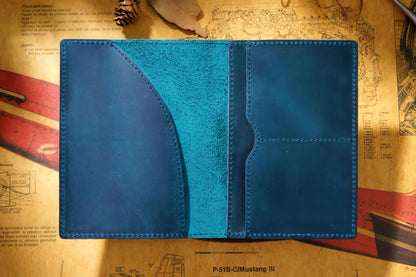 Dyed Cowhide Multifunctional Passport Holder