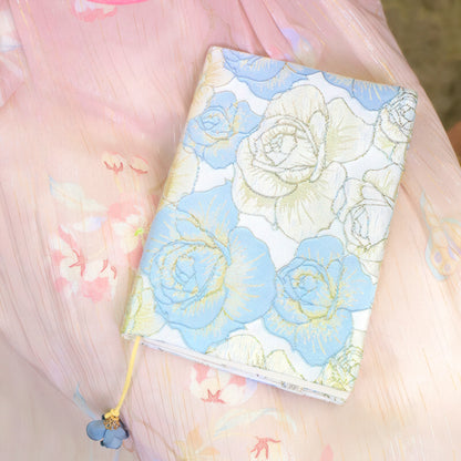 Floral Theme A5 Fabric Book Cover