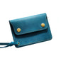 Dyed Cowhide Multifunctional Zipper Wallet