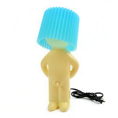 Cute Little Shy Boy Table Lamp