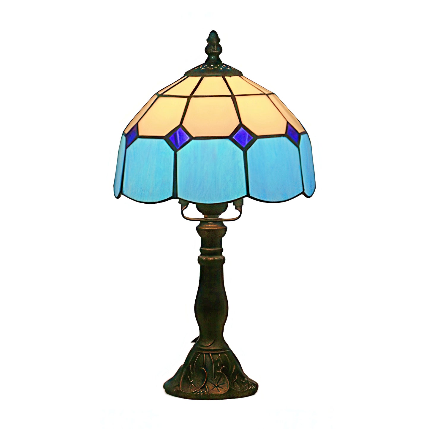 Tiffany Style Stained Glass Table Lamp