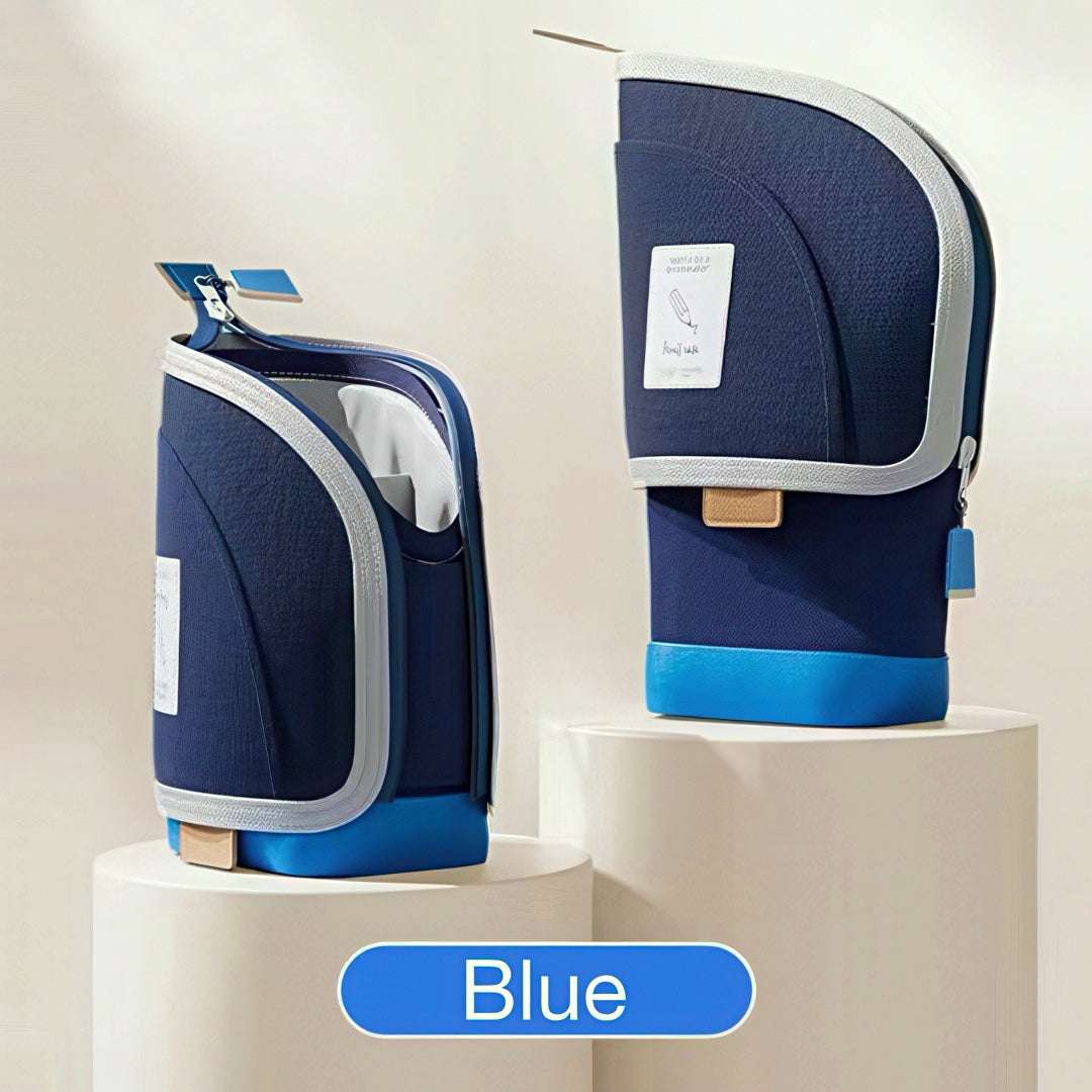 Large Capacity Retractable Standing Pencil Case