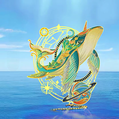 Oriental Fortune Creatures Themed Metal Bookmark