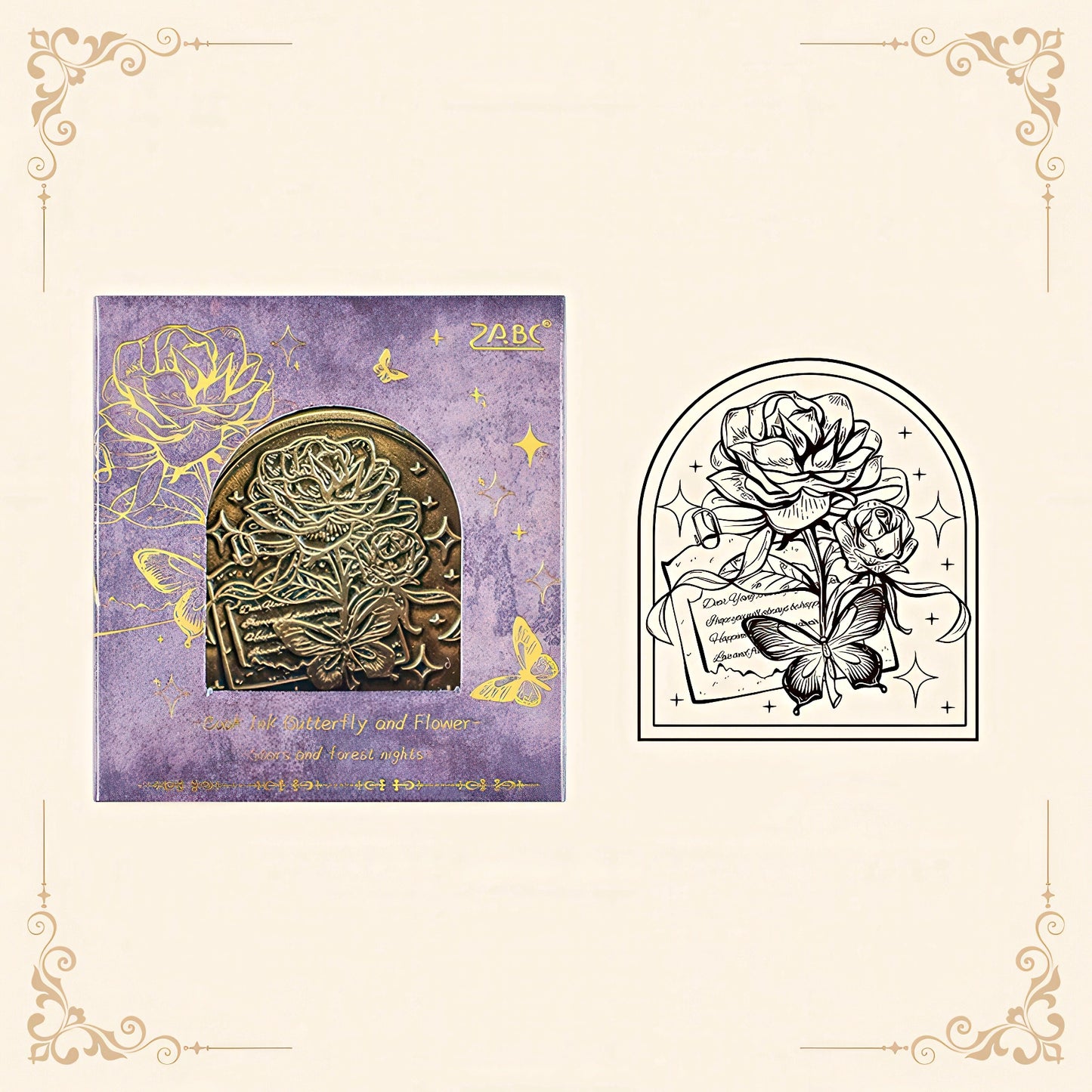 Retro Style Metal Binder Clips