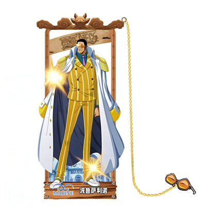 One Piece Manga Characters Metal Bookmark