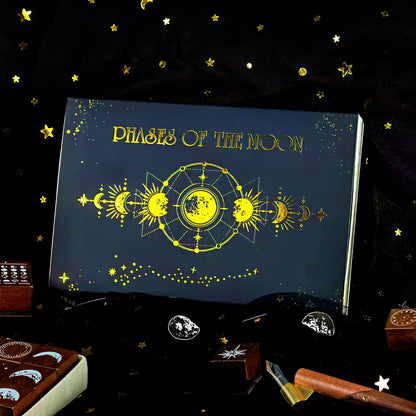 Moon Phase Calendar Wooden Stamp Set
