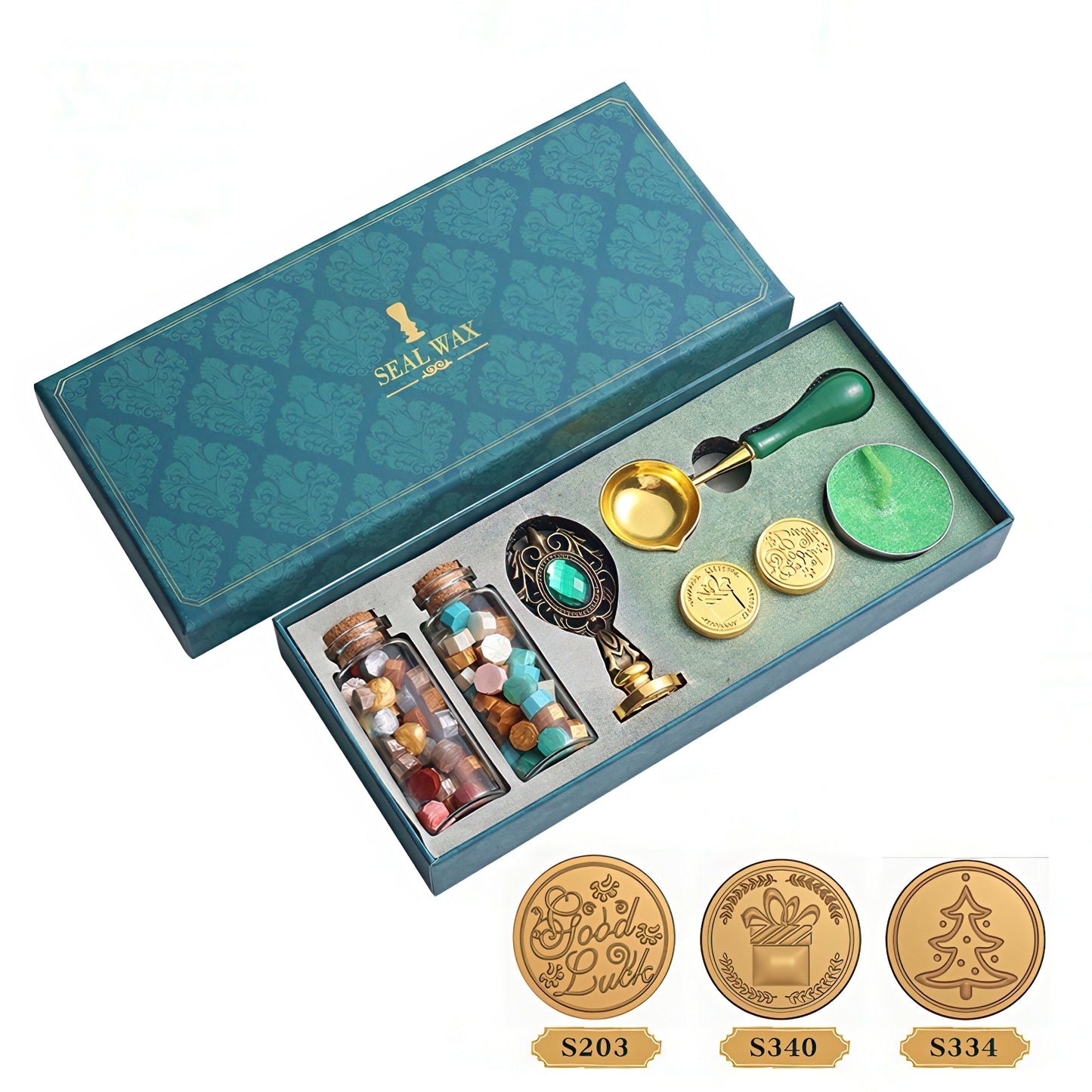 Vintage Styled Wax Seal Stamp Set