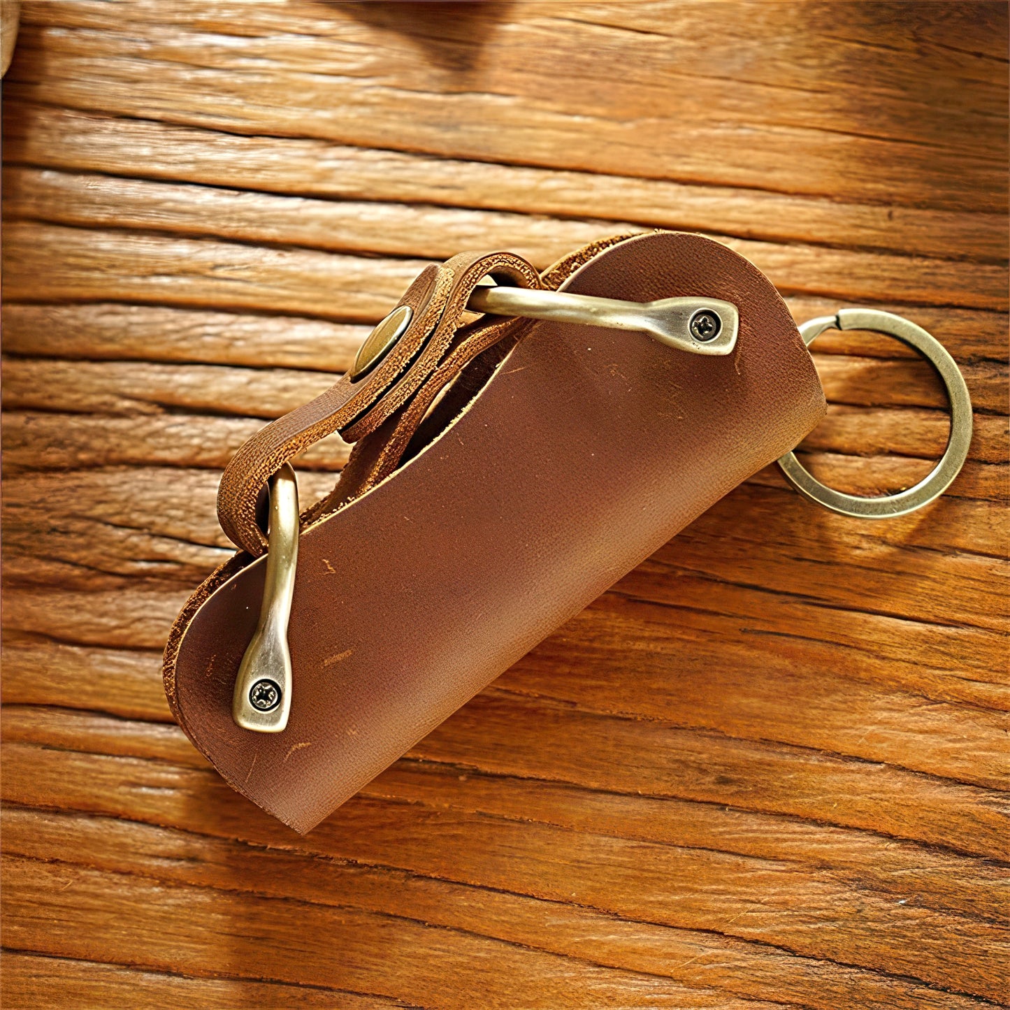 Dyed Cowhide Key Organizer