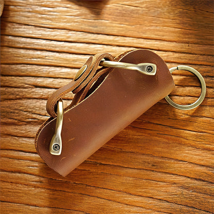 Dyed Cowhide Key Organizer
