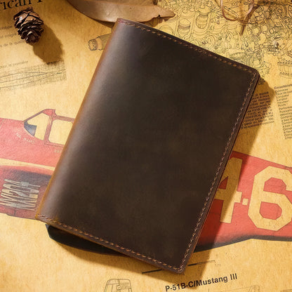 Dyed Cowhide Multifunctional Passport Holder