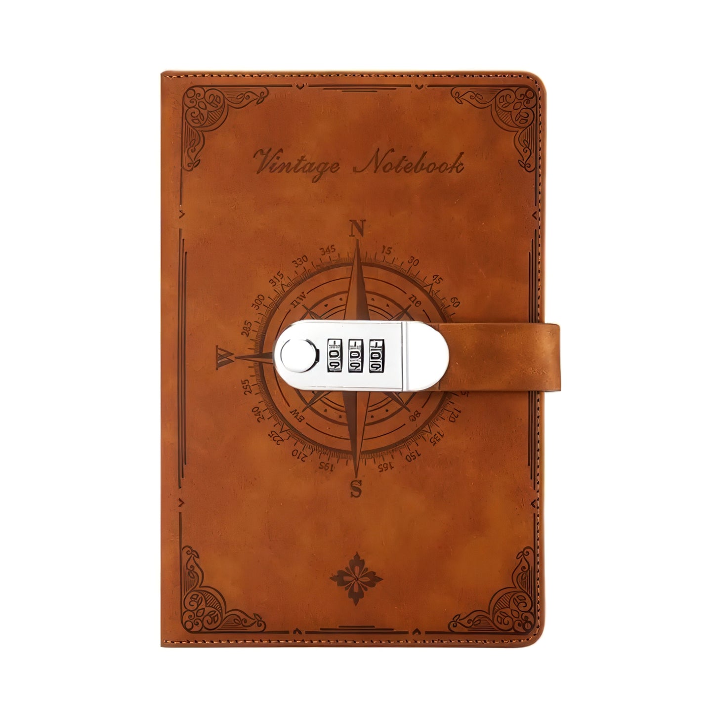 A5 Notebook with Combination Lock