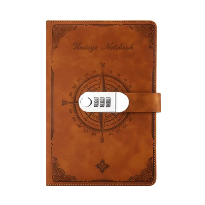A5 Notebook with Combination Lock