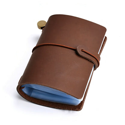 Dyed Leather Business Card Organizer