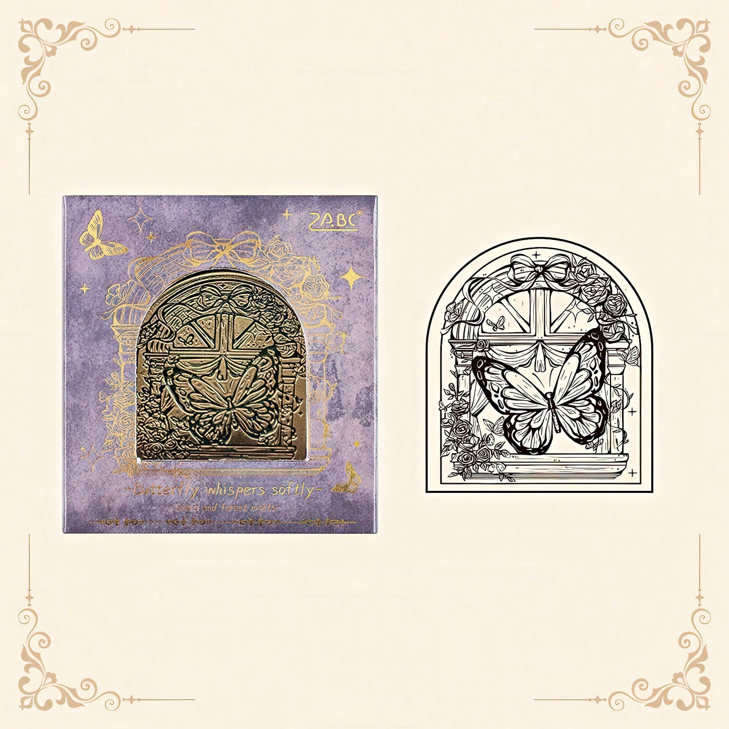 Retro Style Metal Binder Clips